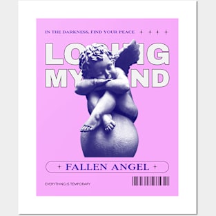 Fallen Angel Losing My Mind Streetwear Urban wear Posters and Art